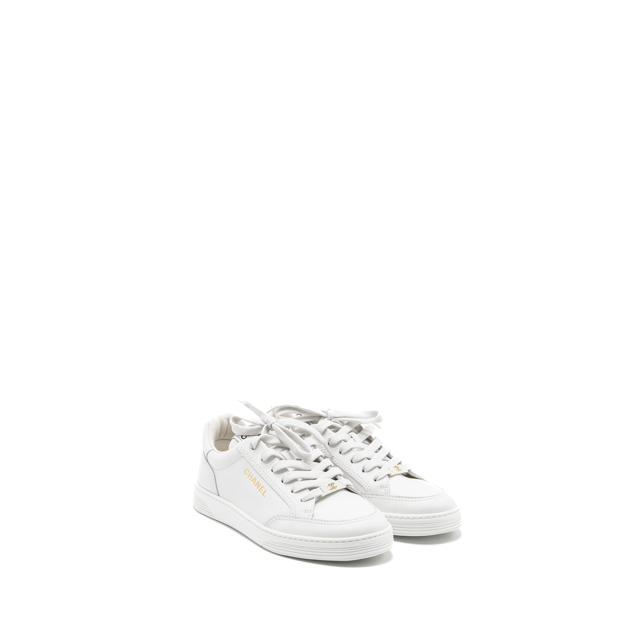 CHANEL 23A SNEAKER CALFSKIN WHITE