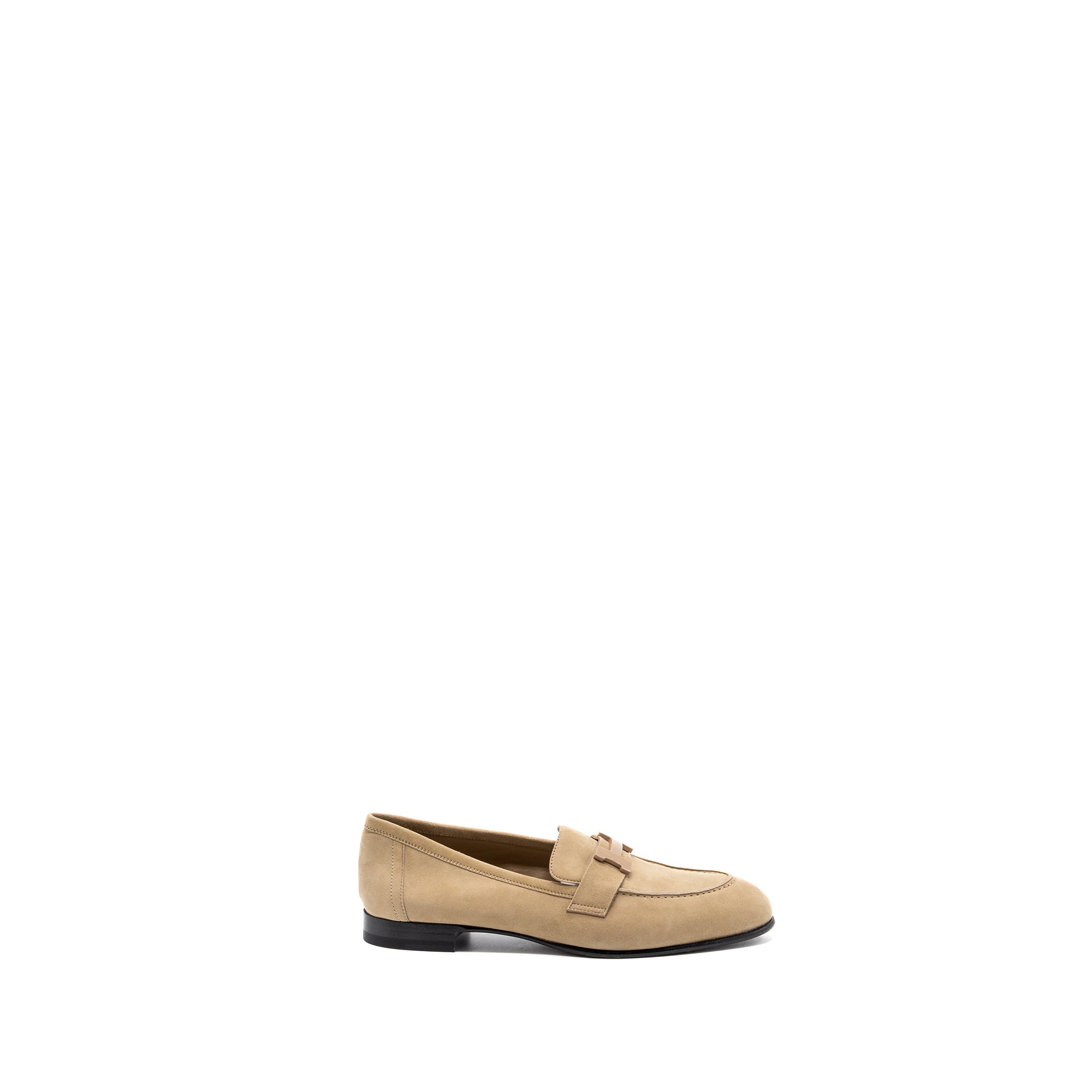HERMES MOCASSIN FEMME PARIS LOAFER CHEVRE VELOUR