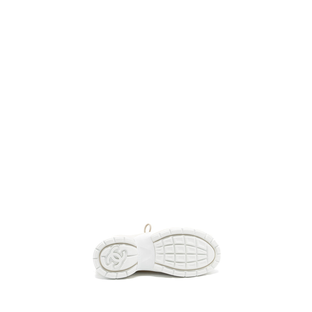 CHANEL TRAINERS SUEDE WHITE/IVORY