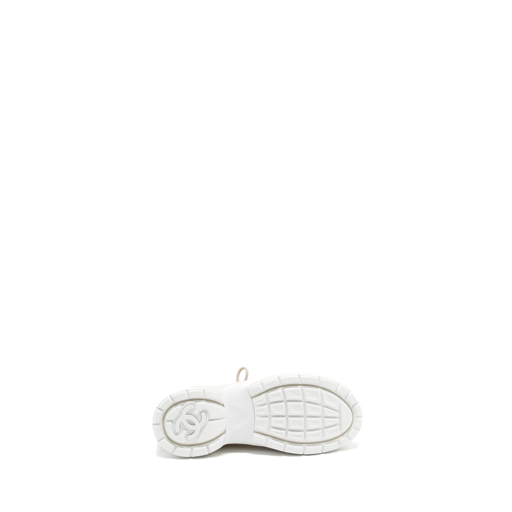 CHANEL TRAINERS SUEDE WHITE/IVORY