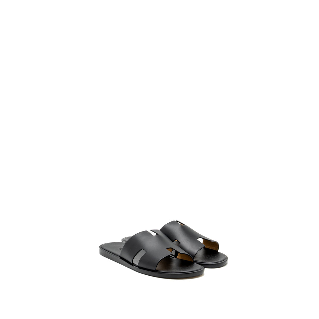 HERMES IZMIR SANDAL CALFSKIN BLACK