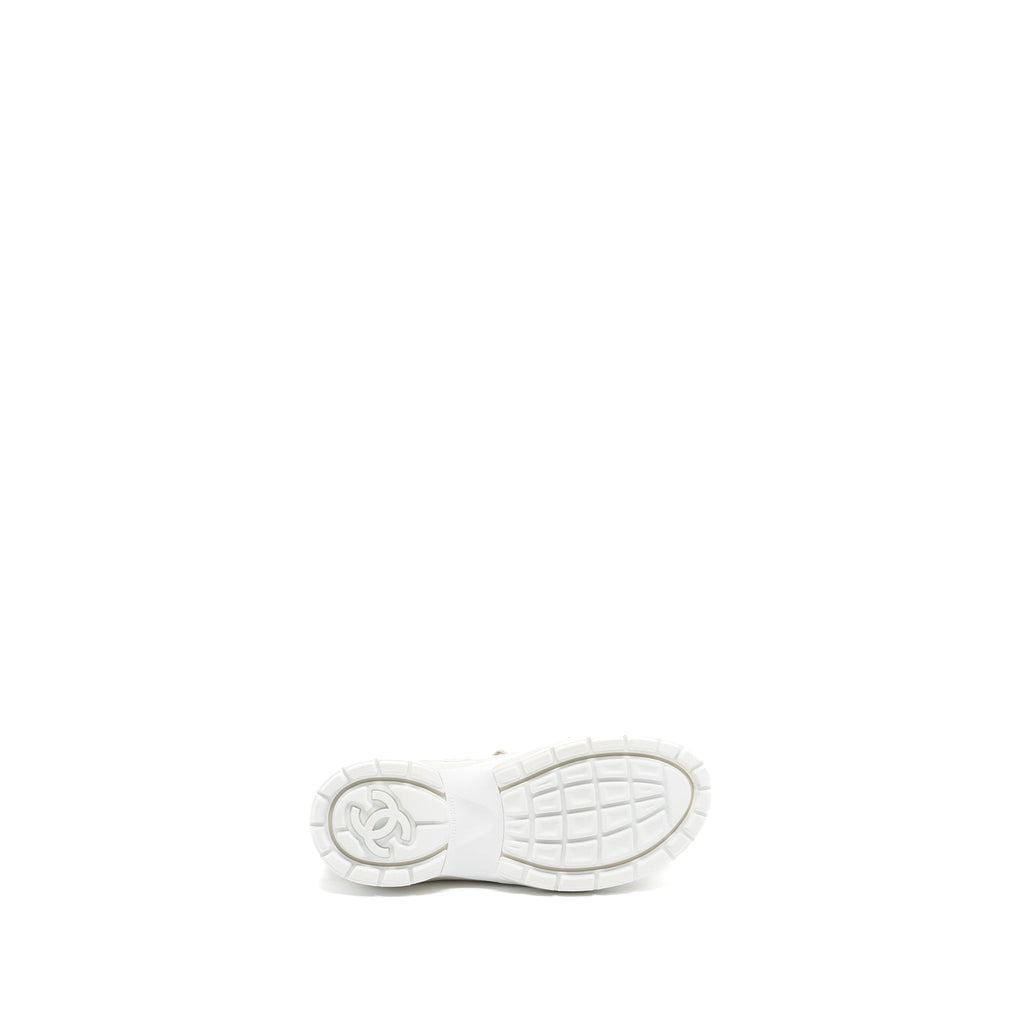 CHANEL TRAINERS SUEDE WHITE/IVORY