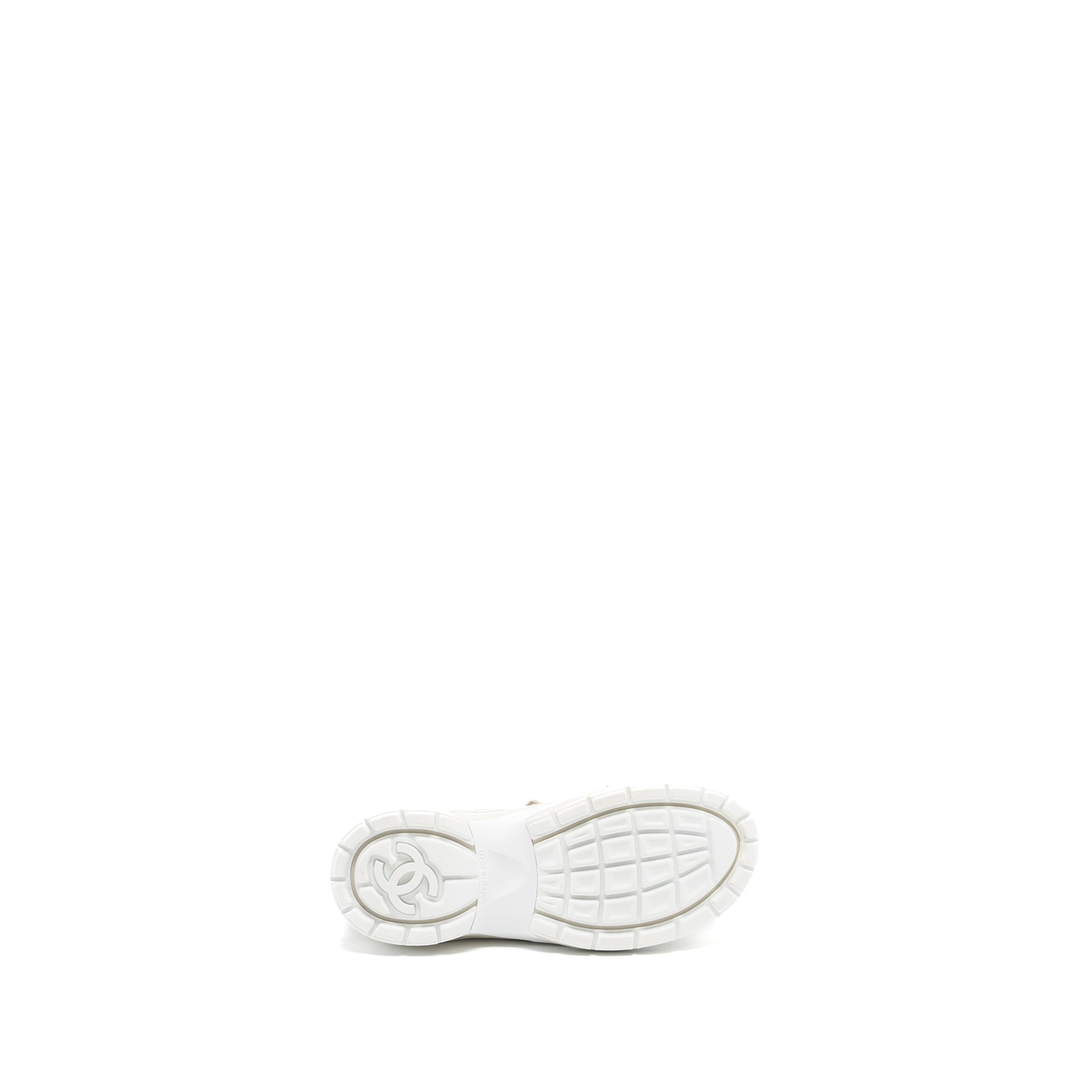 CHANEL TRAINERS SUEDE WHITE/IVORY