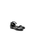 Chanel Flat Shoes Lambskin/Patent Black Ghw
