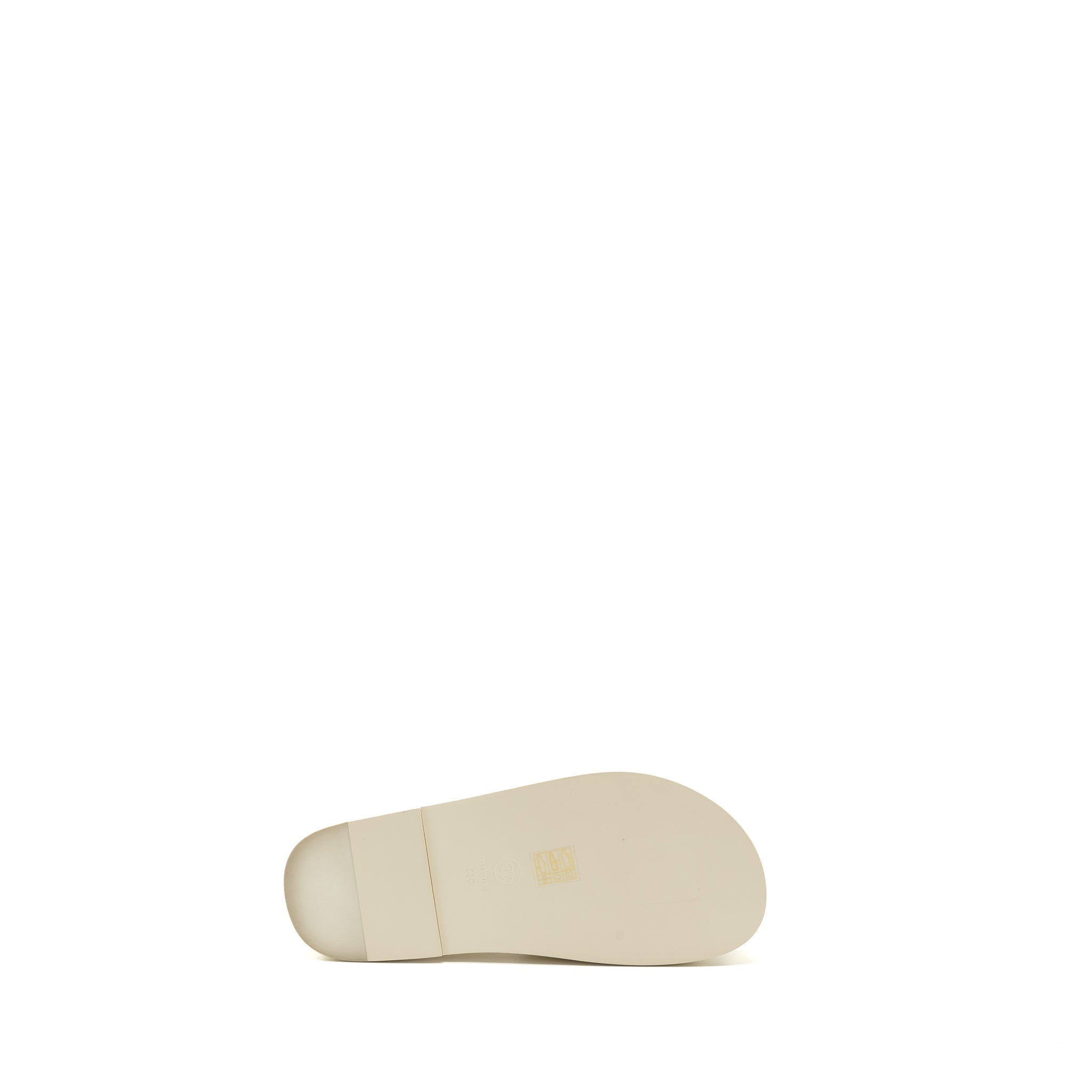 CHANEL LETTER SANDAL LEATHER WHITE/MULTICOLOUR