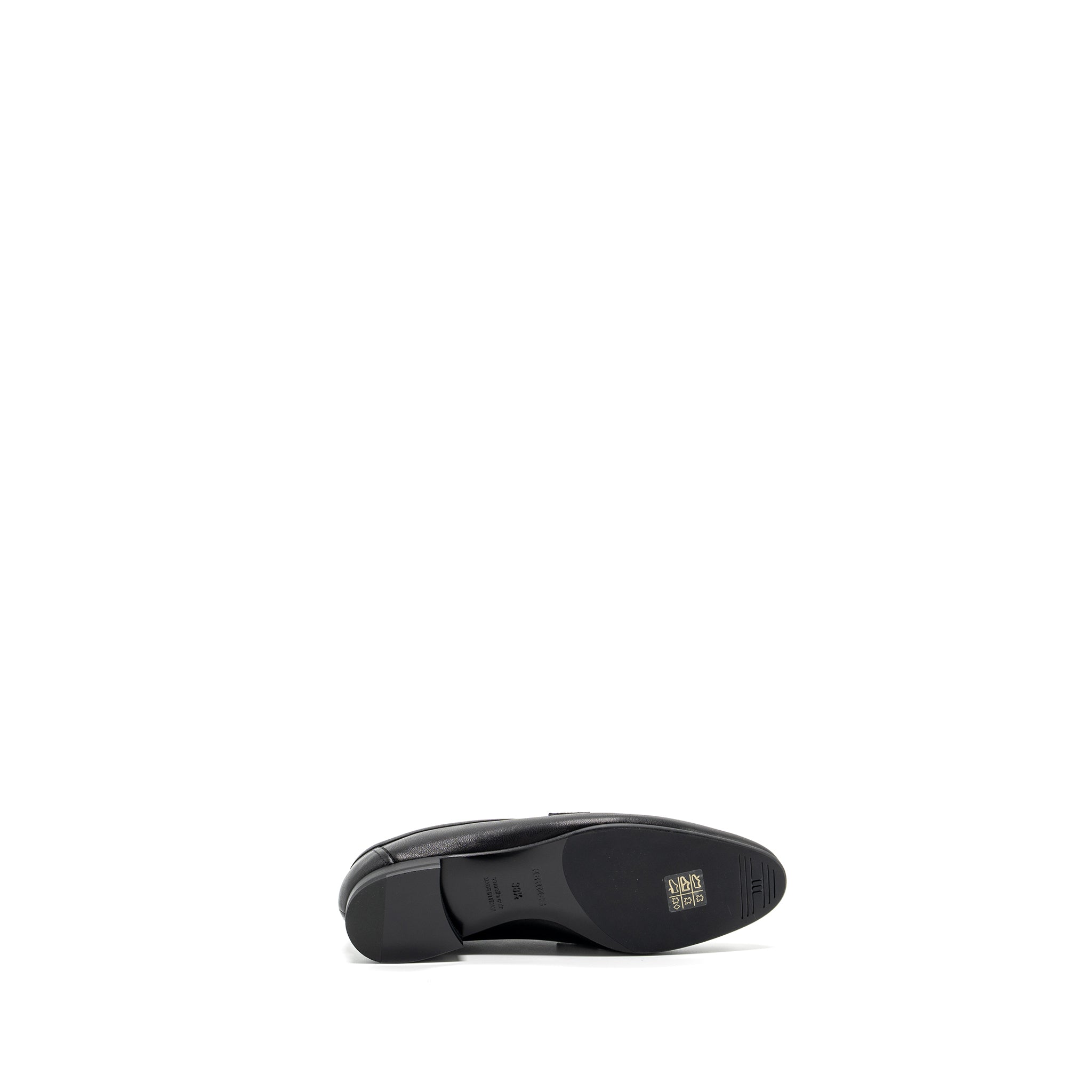 HERMES MOCASSINS ROYAL LOAFER BLACK GHW