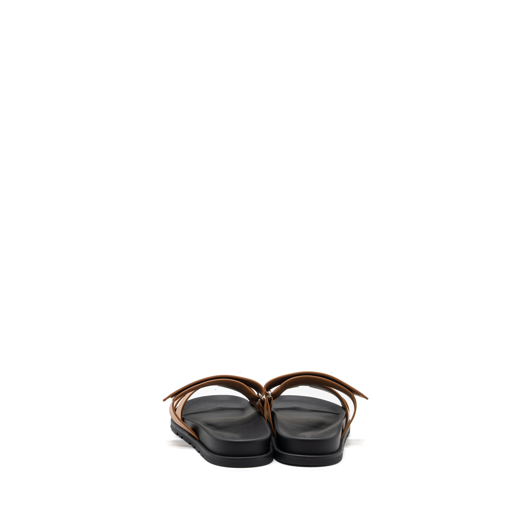 HERMES CHYPRE SANDALS CALFSKIN NATURAL