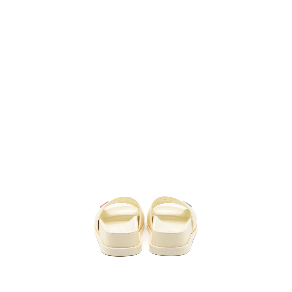 CHANEL LETTER SANDAL LEATHER WHITE/MULTICOLOUR