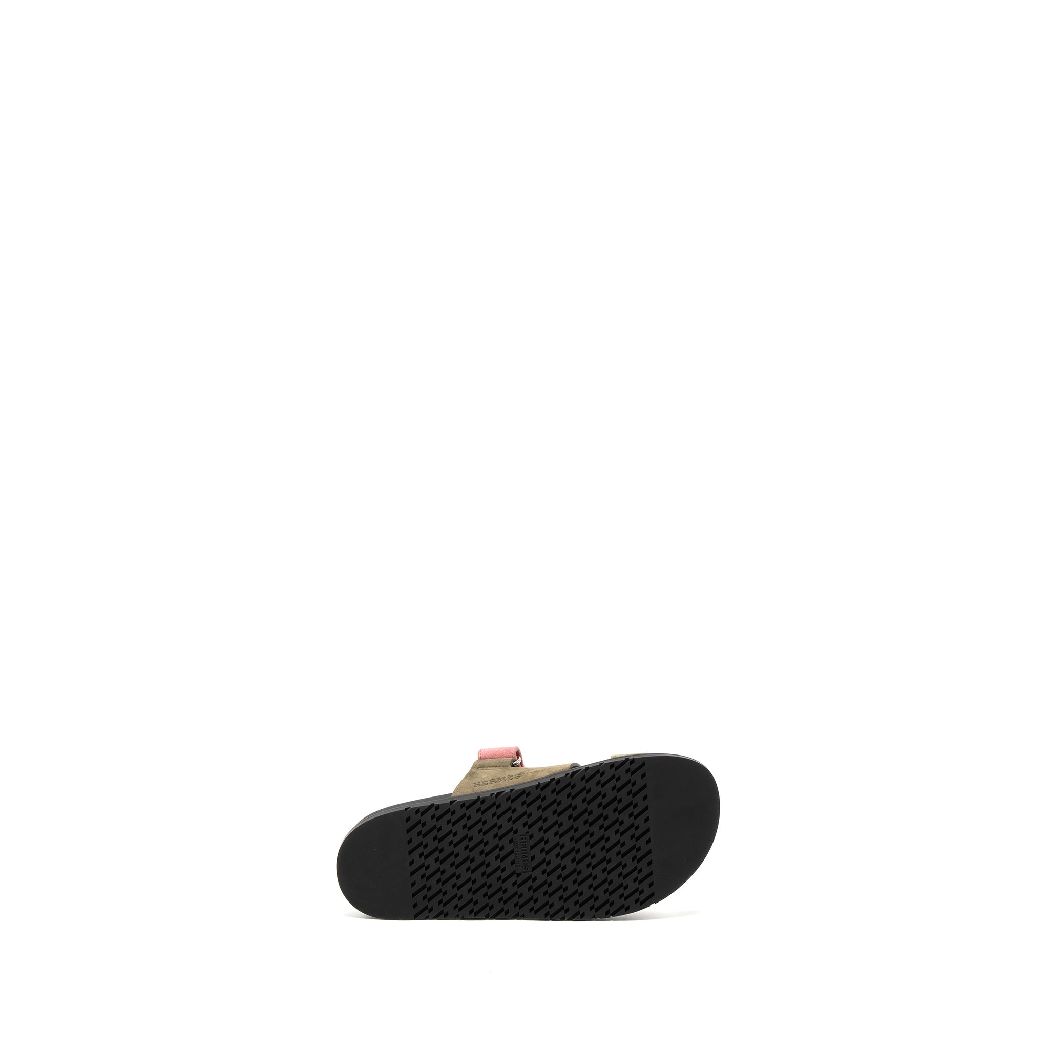 HERMES CHYPRE SANDLE SUEDE/CALFSKIN TOUNDRA/ROSE