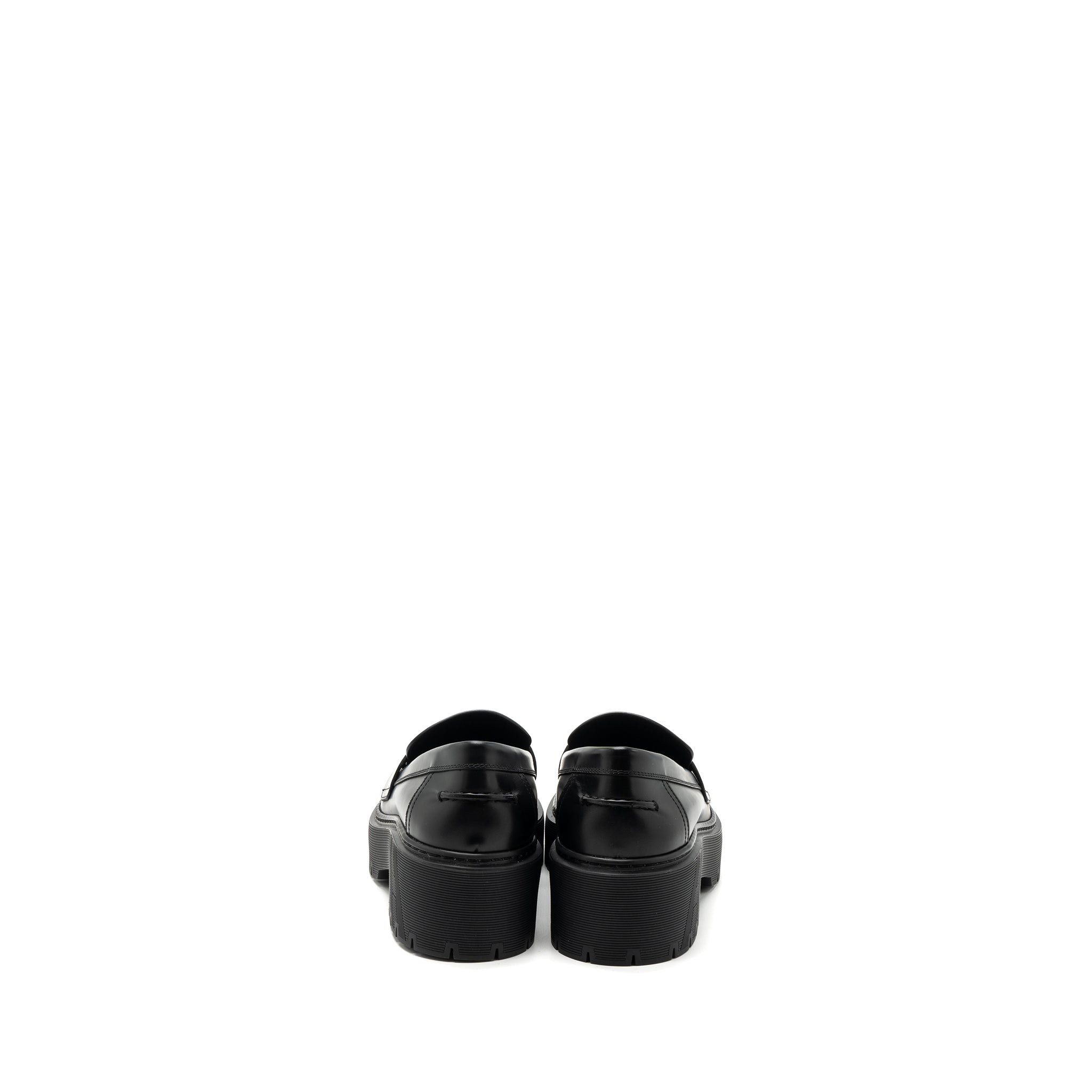 HERMES HITCH MOCCASINS CALFSKIN BLACK
