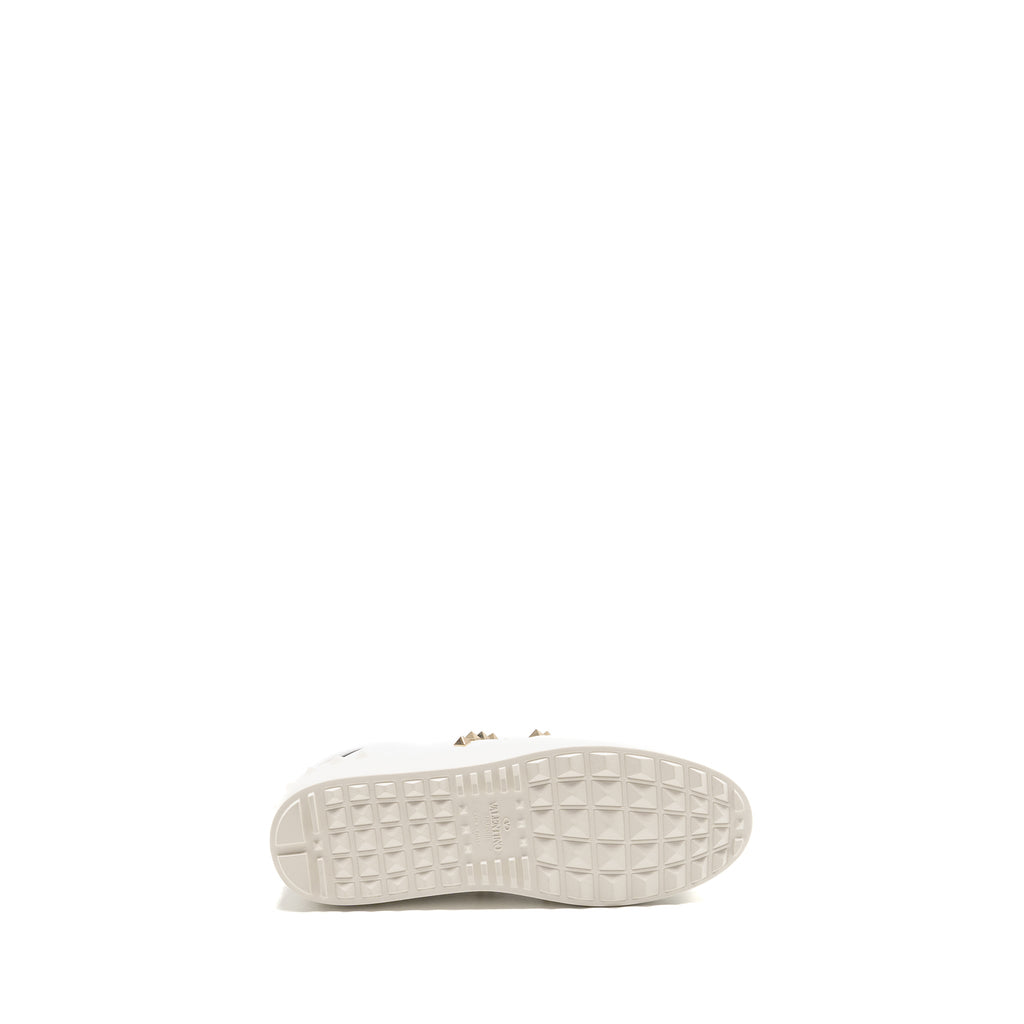 VALENTINO ROCKSTUD UNTITLED SNEAKERS CALFSKIN WHITE