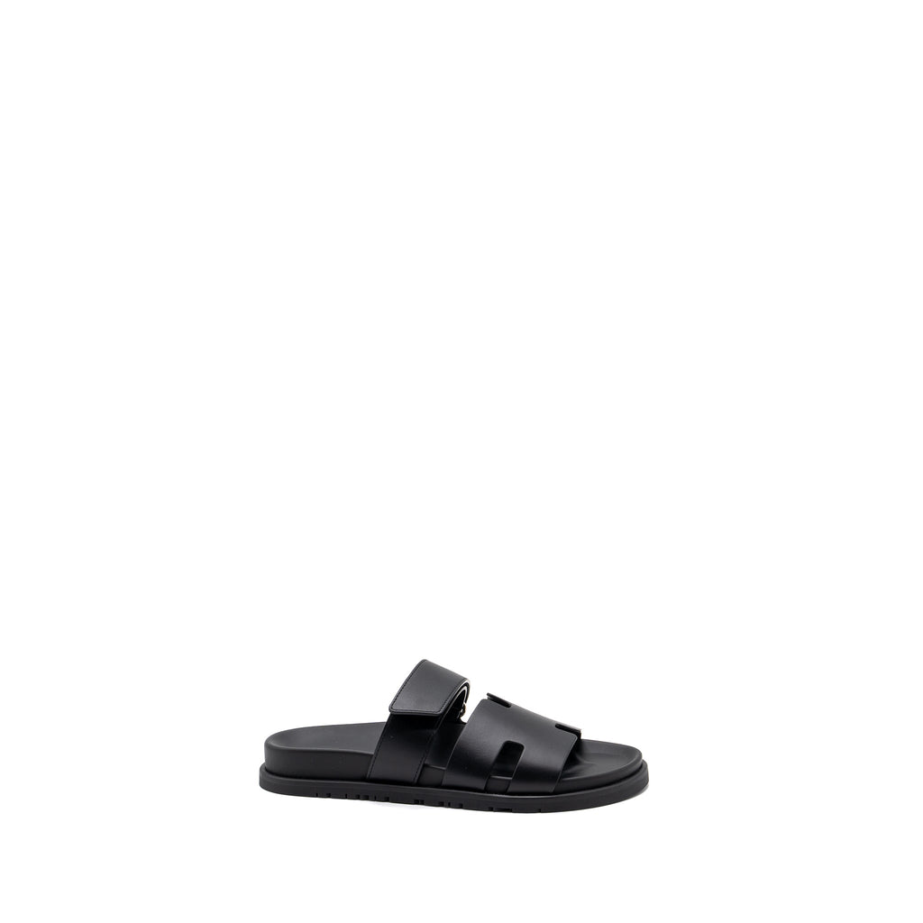 HERMES CHYPRE SANDAL BLACK