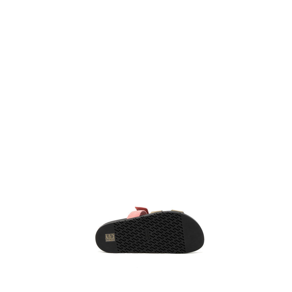 HERMES CHYPRE SANDLE SUEDE/CALFSKIN TOUNDRA/ROSE
