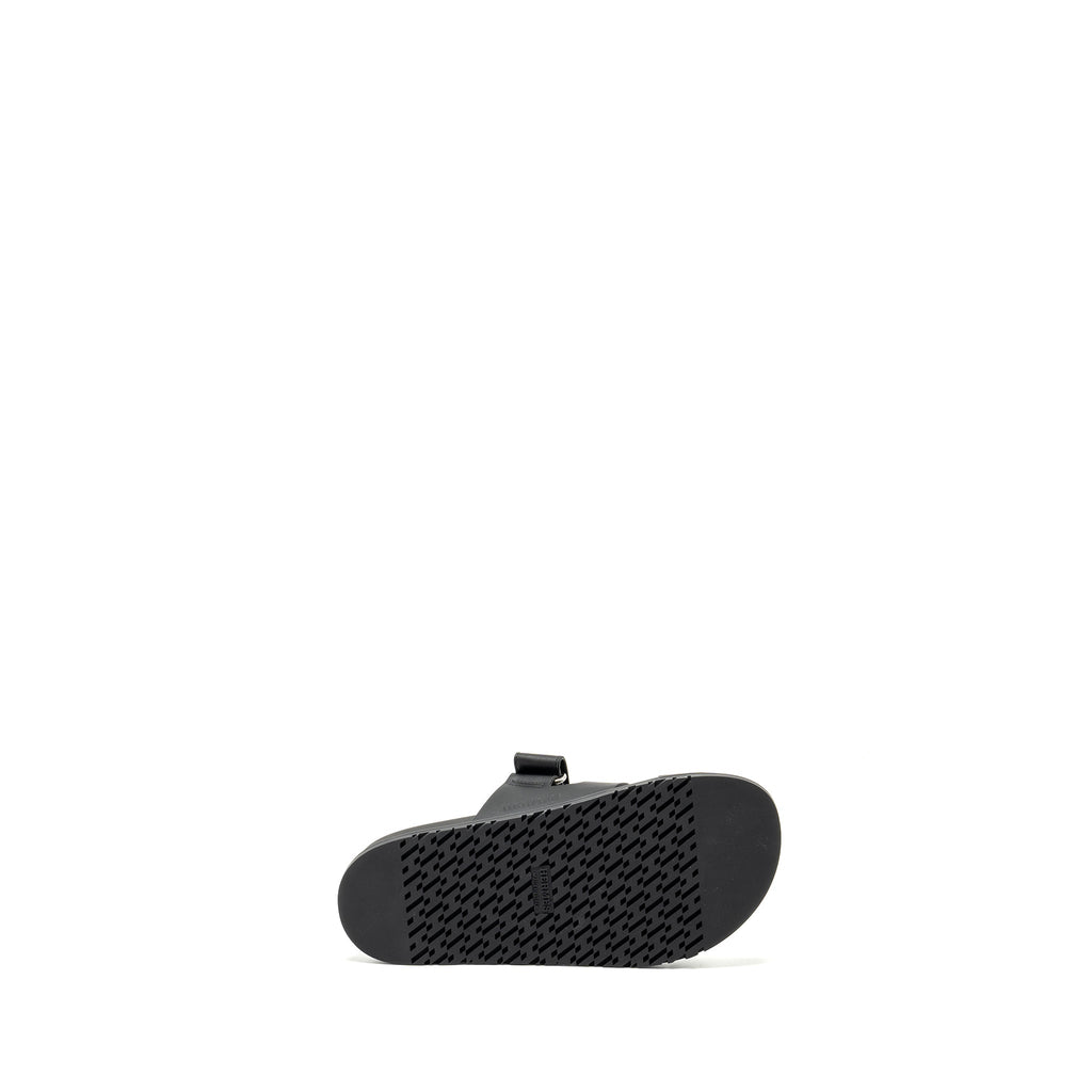 HERMES CHYPRE SANDALS BLACK