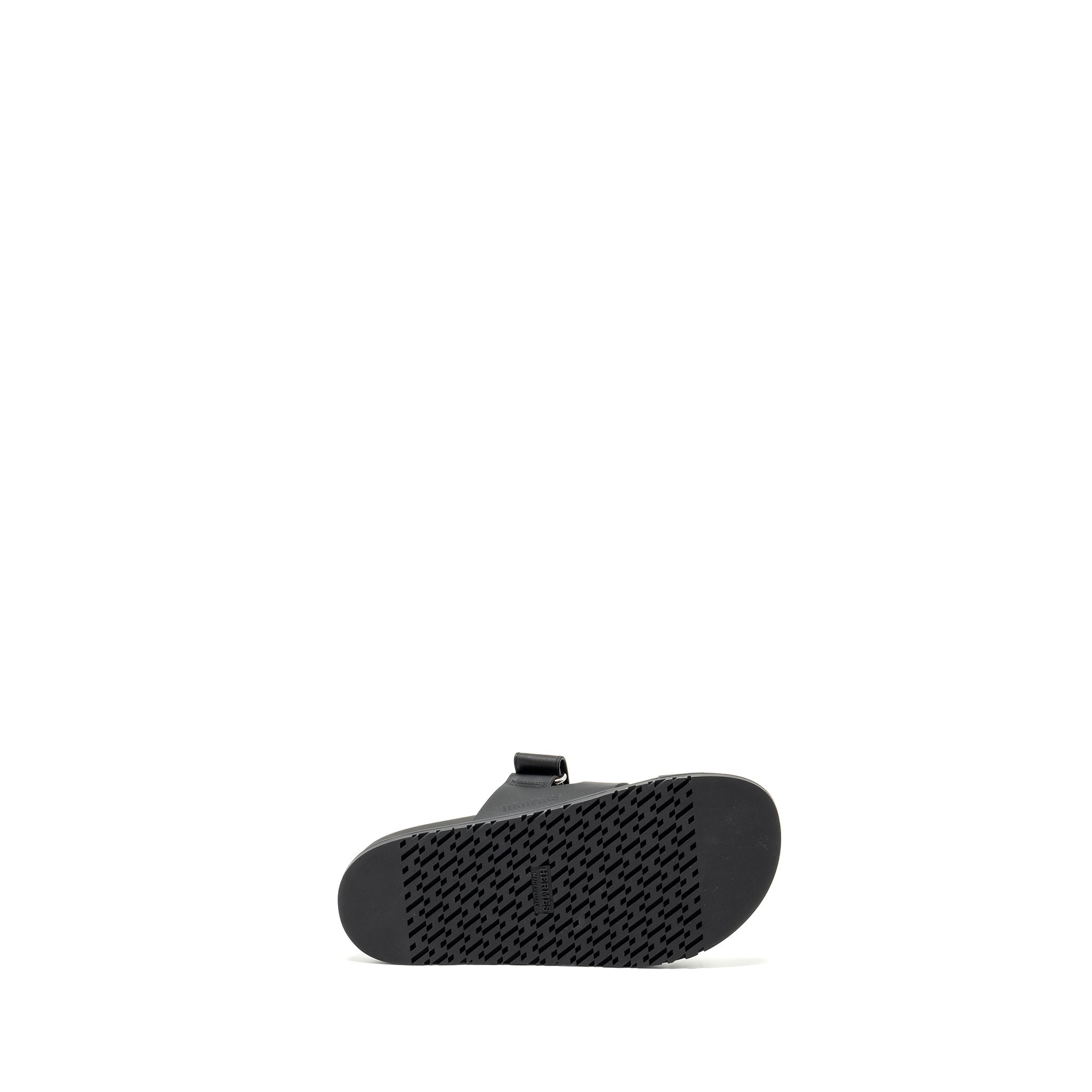 HERMES CHYPRE SANDALS BLACK