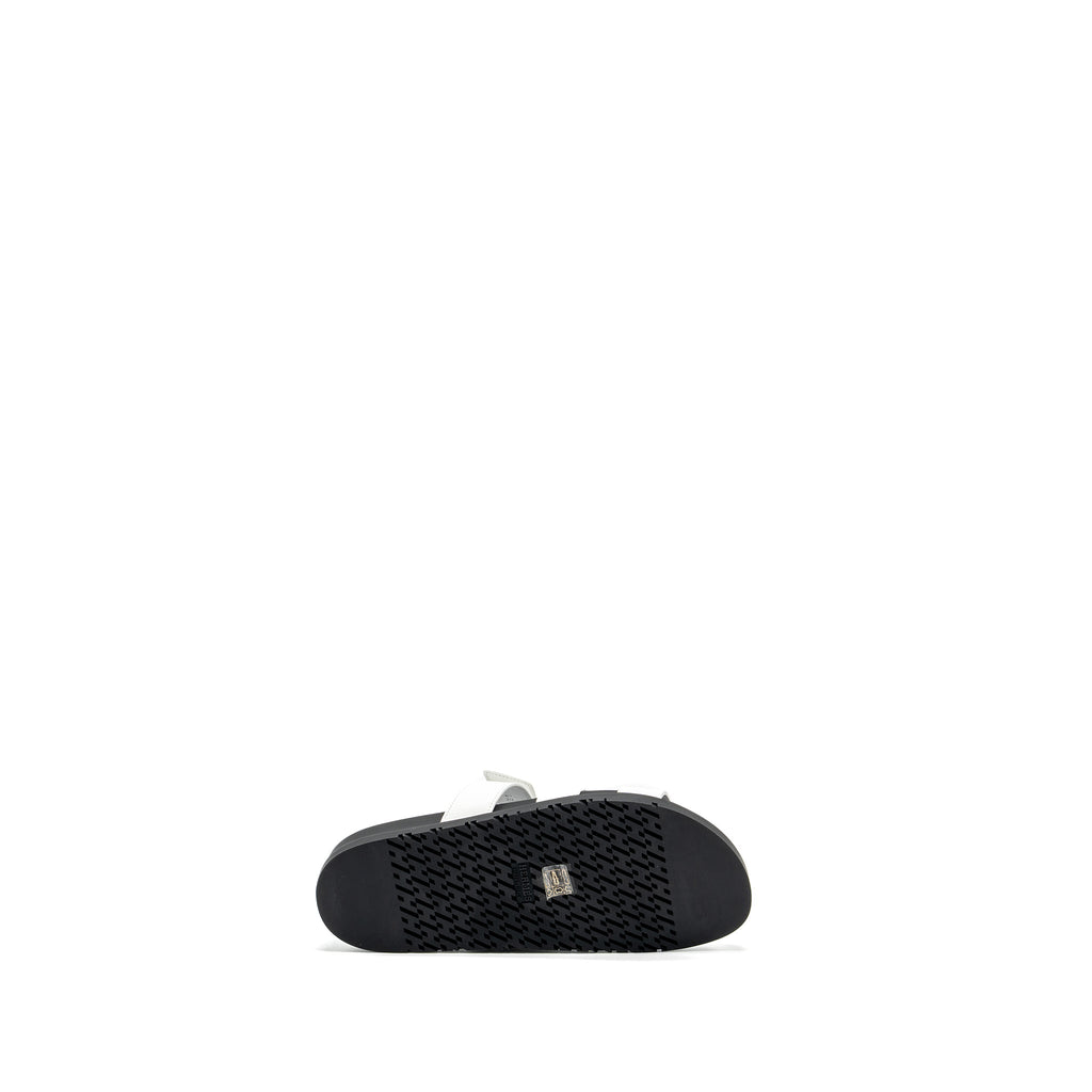 HERMES CHYPRE SANDALS WHITE/BLACK