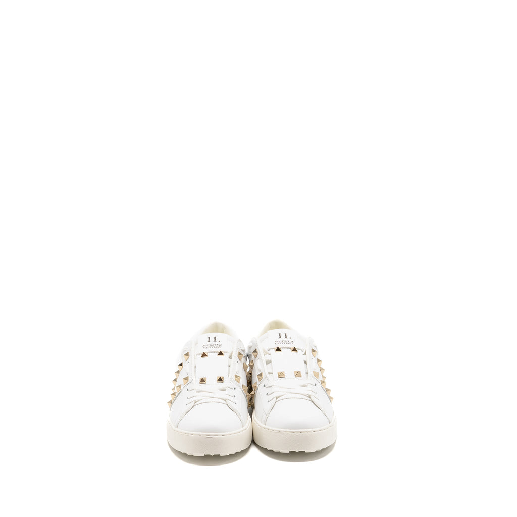 VALENTINO ROCKSTUD UNTITLED SNEAKERS CALFSKIN WHITE