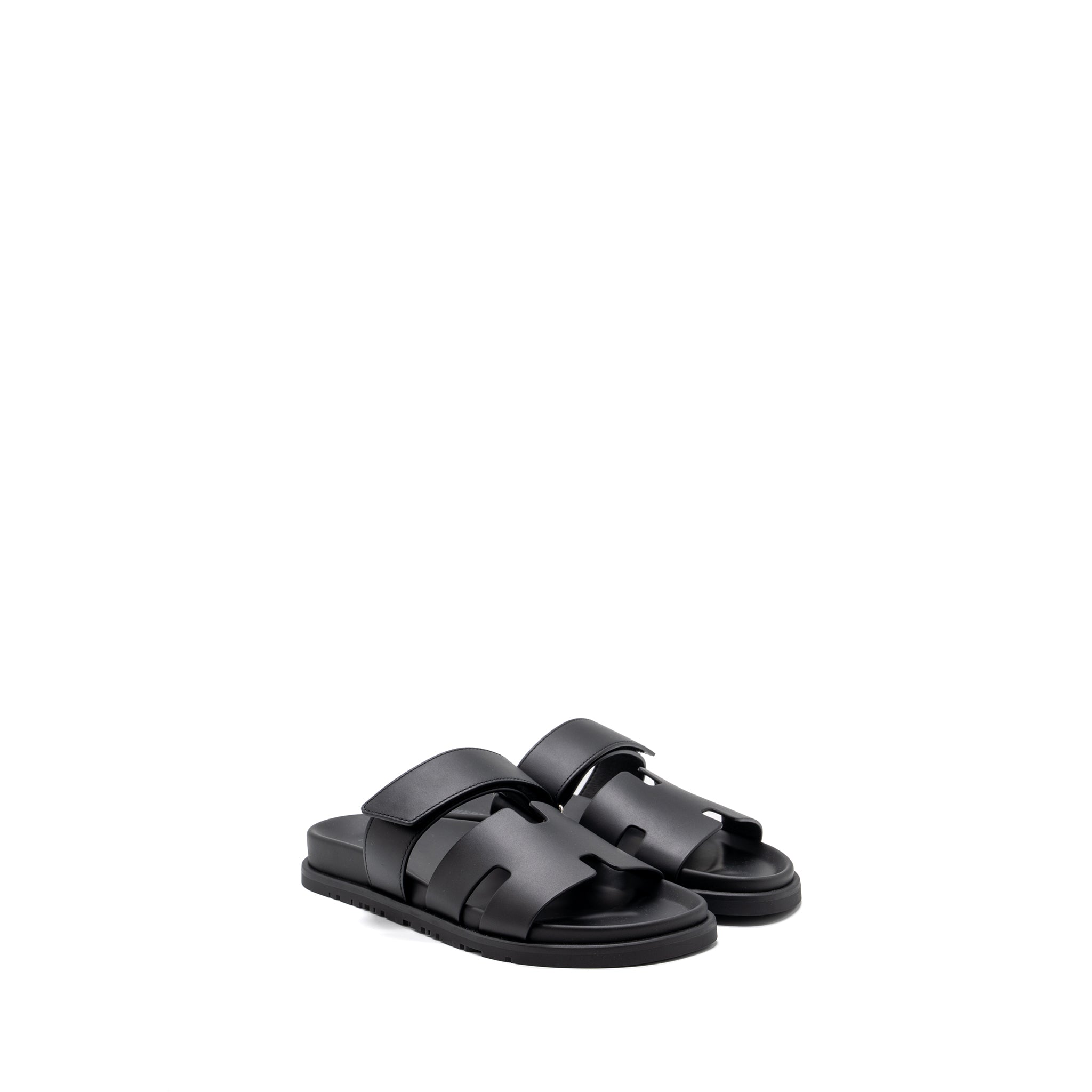 HERMES CHYPRE SANDAL BLACK