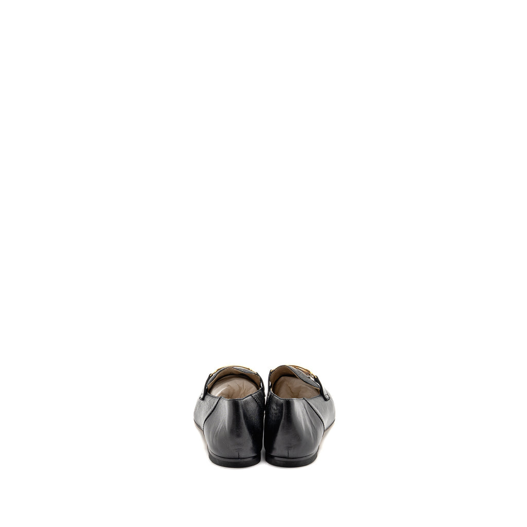 HERMES TIME LOAFER LEATHER BLACK GHW
