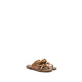 HERMES CLAIRE SANDAL CALFSKIN GOLD GHW
