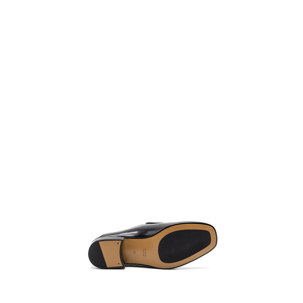 GUCCI HORSEBIT LOAFER LEATHER BLACK GHW