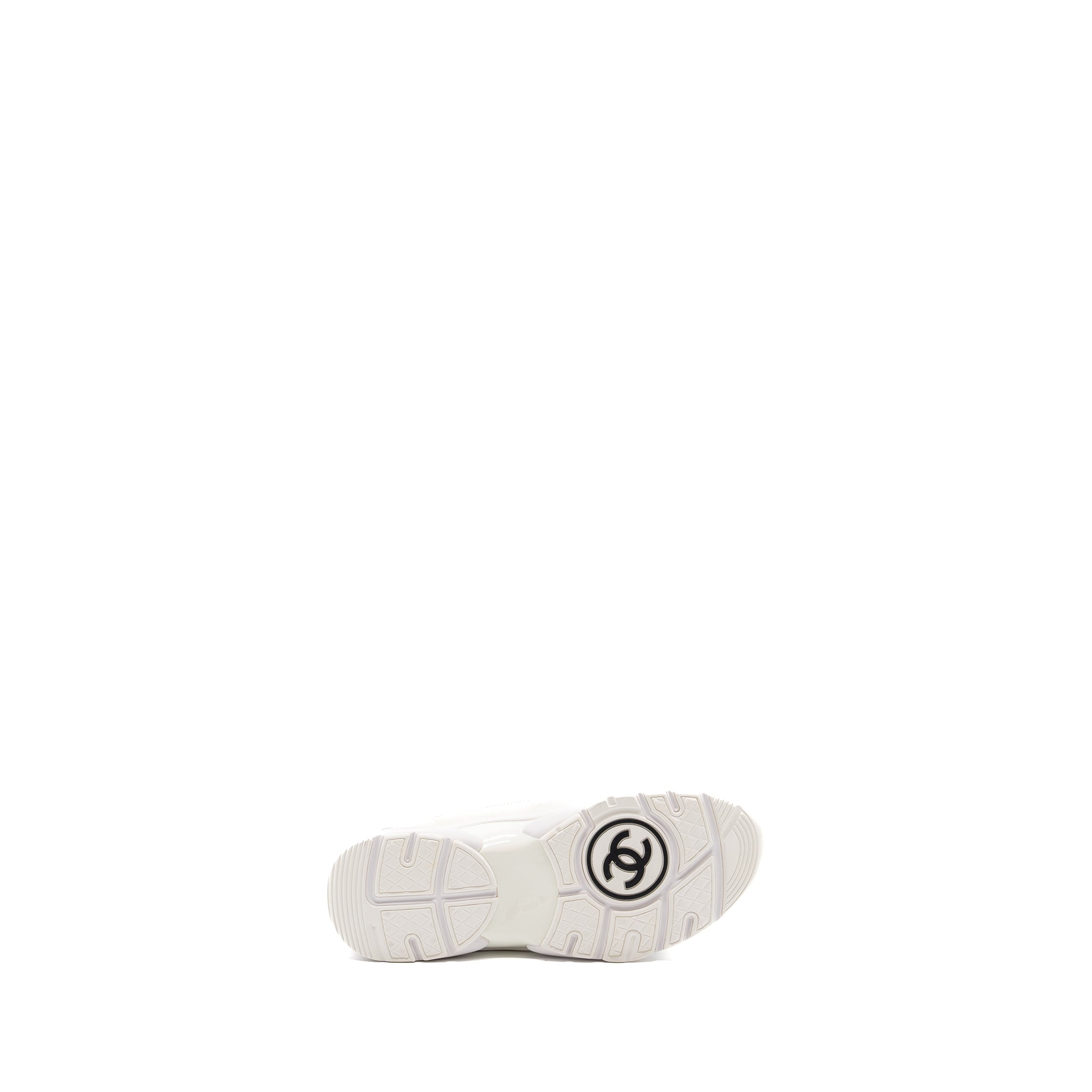 CHANEL CC LOGO TRAINER WHITE