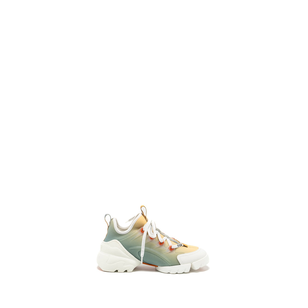 DIOR D-CONNECT SNEAKER DIORAURA PRINT WATER GREY
