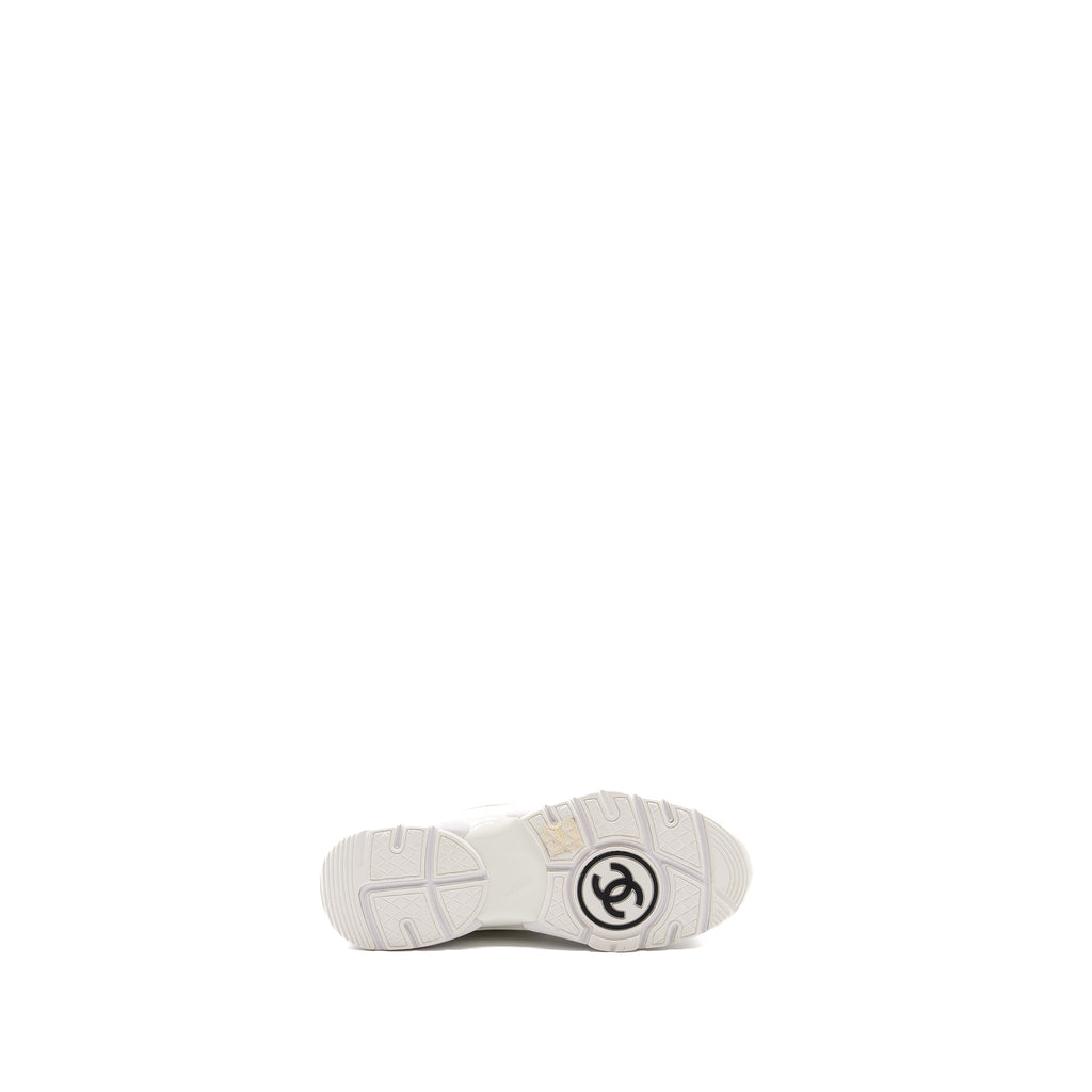 CHANEL CC LOGO TRAINER WHITE