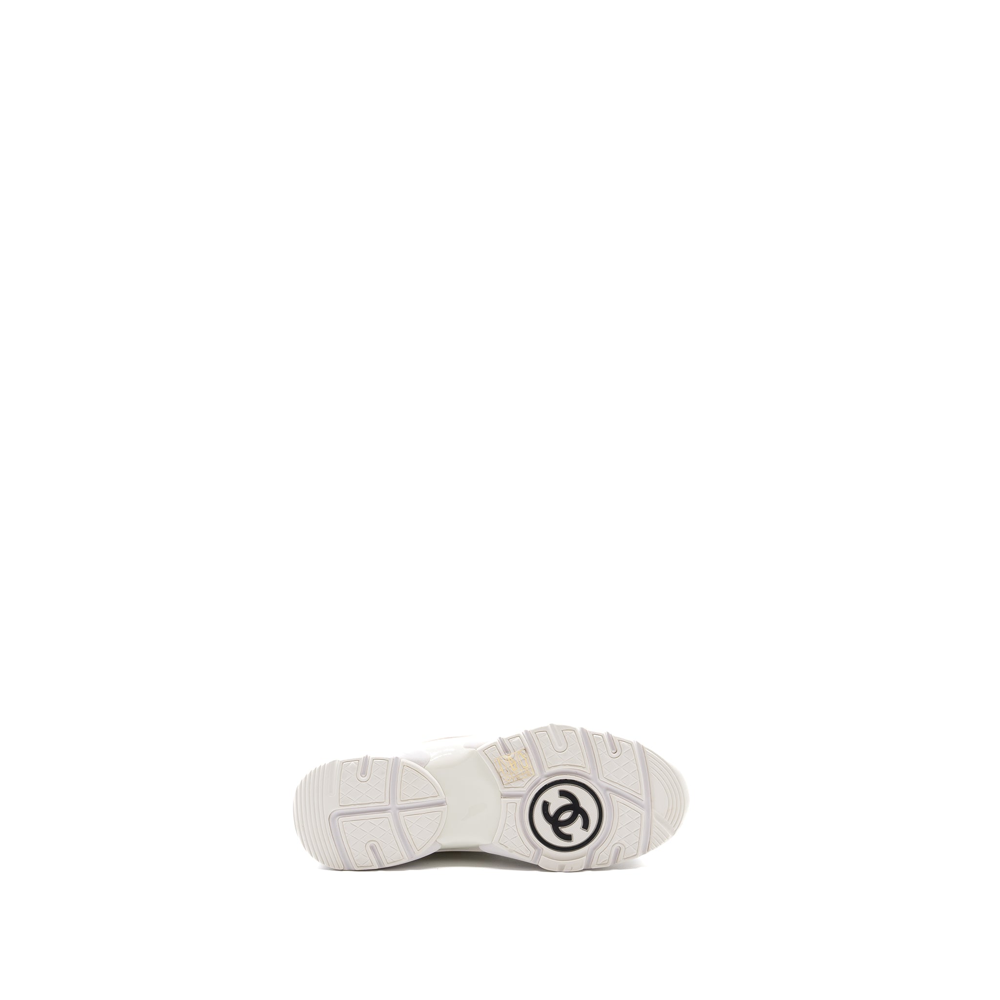 CHANEL CC LOGO TRAINER WHITE
