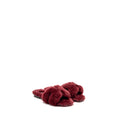 HERMES ORAN SANDALS SHEARLING BURGUNDY