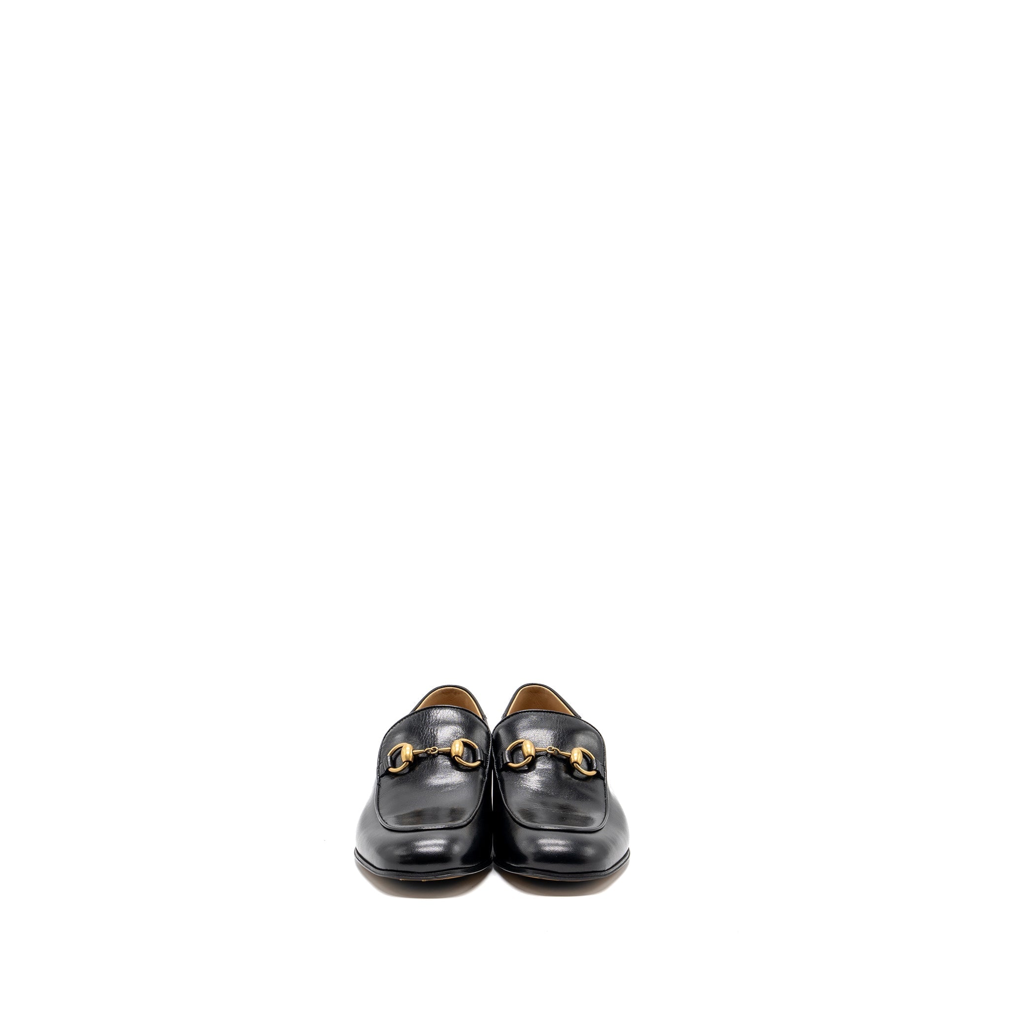GUCCI HORSEBIT LOAFER LEATHER BLACK GHW