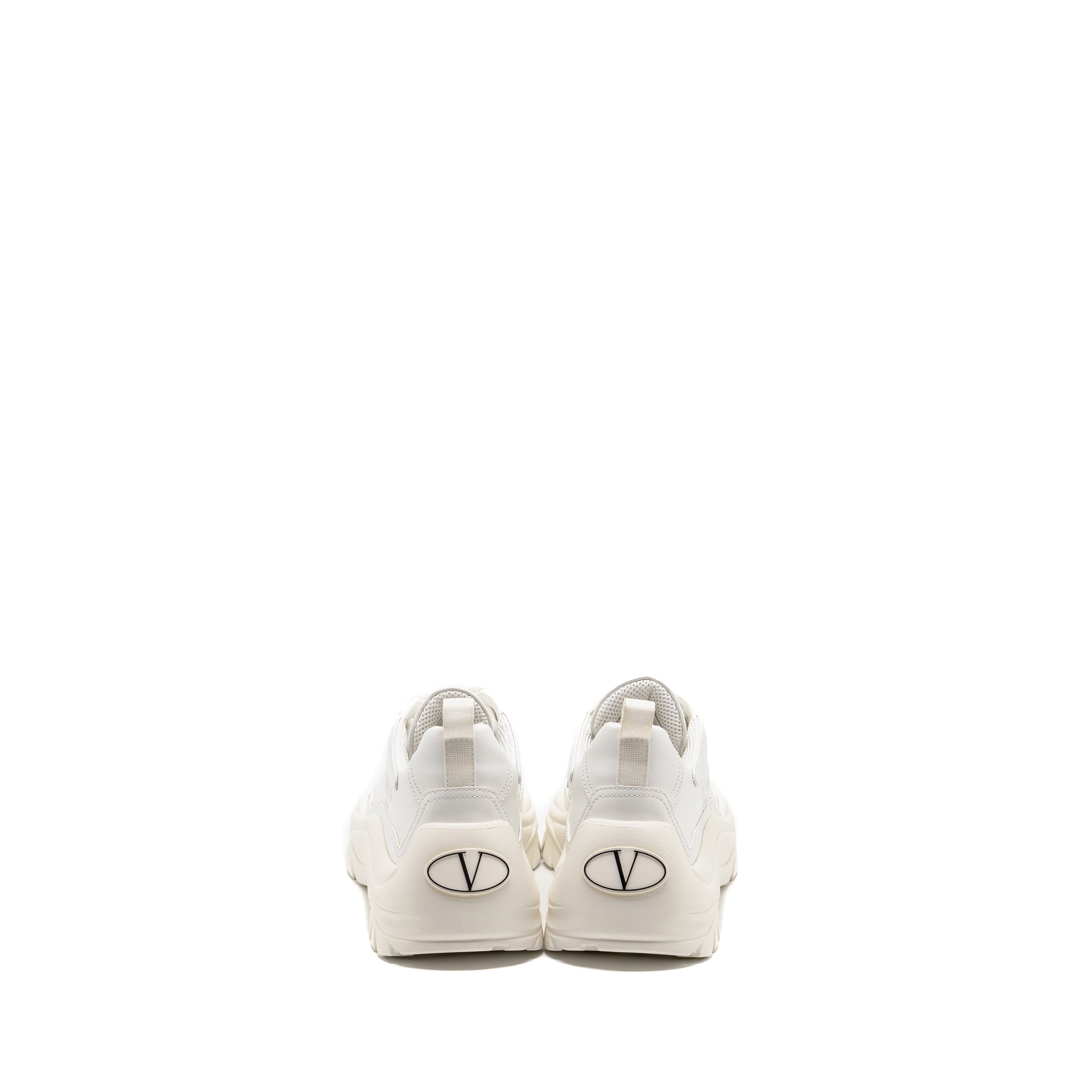 VALENTINO BANSI CHUNKY SNEAKERS CALFSKIN WHITE