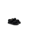 DIOR DIORACT SANDAL SHEARLING/SHEEPSKIN BLACK GHW