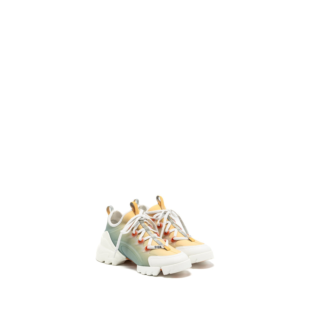 DIOR D-CONNECT SNEAKER DIORAURA PRINT WATER GREY