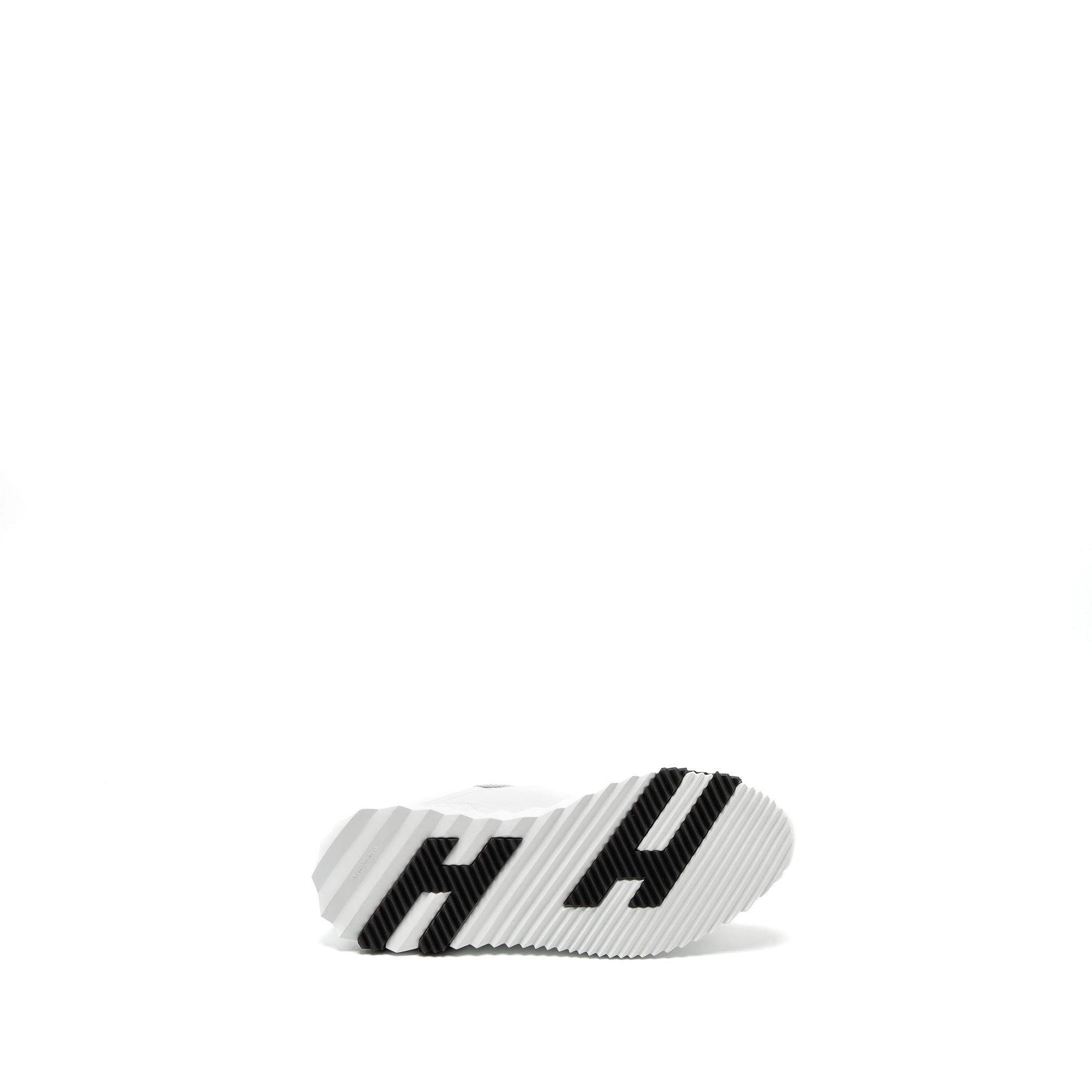 HERMES FEMME BOUNCING SNEAKER CHEVRE GRAINEE/VELOURS BLACK/WHITE