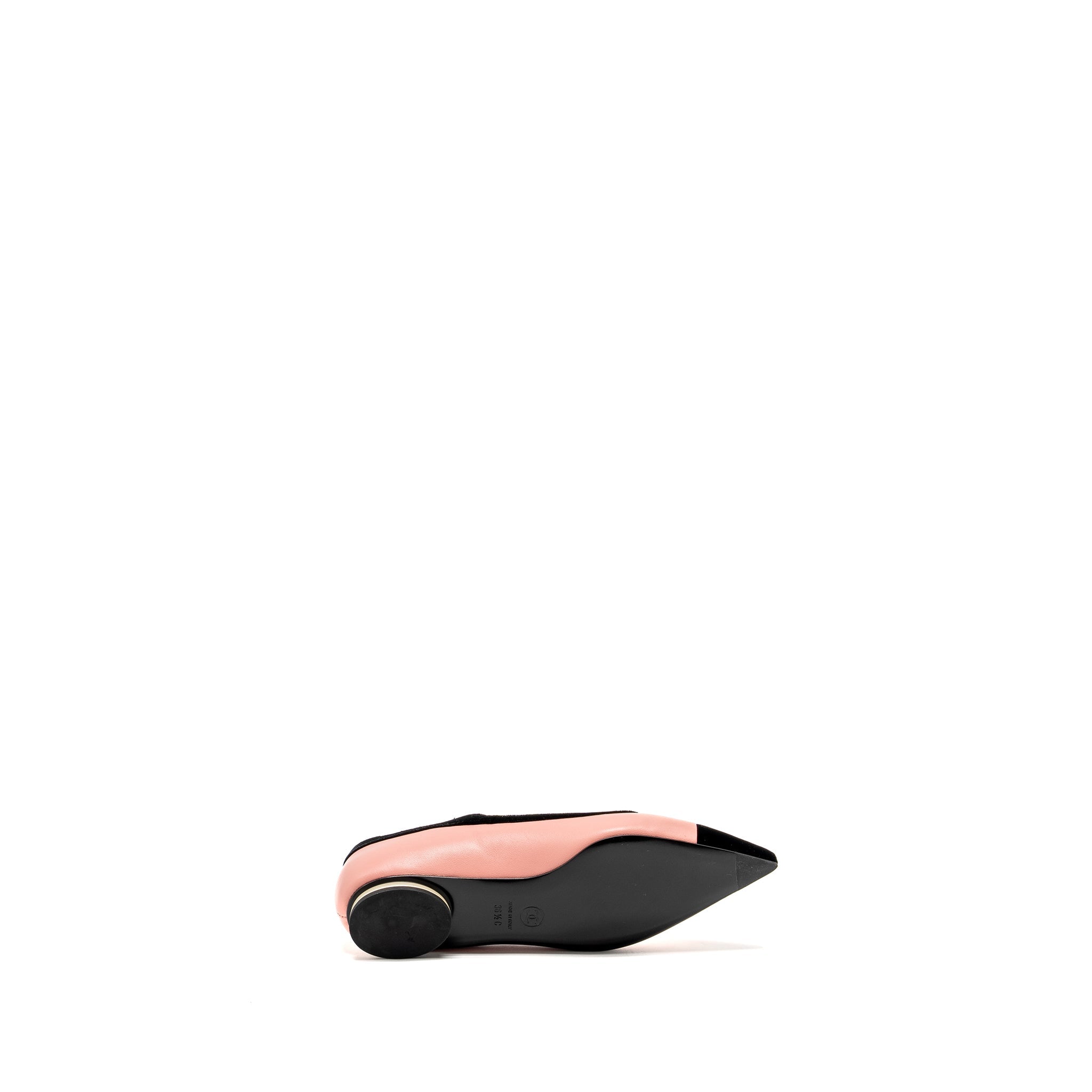 CHANEL MERRY JANE’S SHOES PINK / BLACK