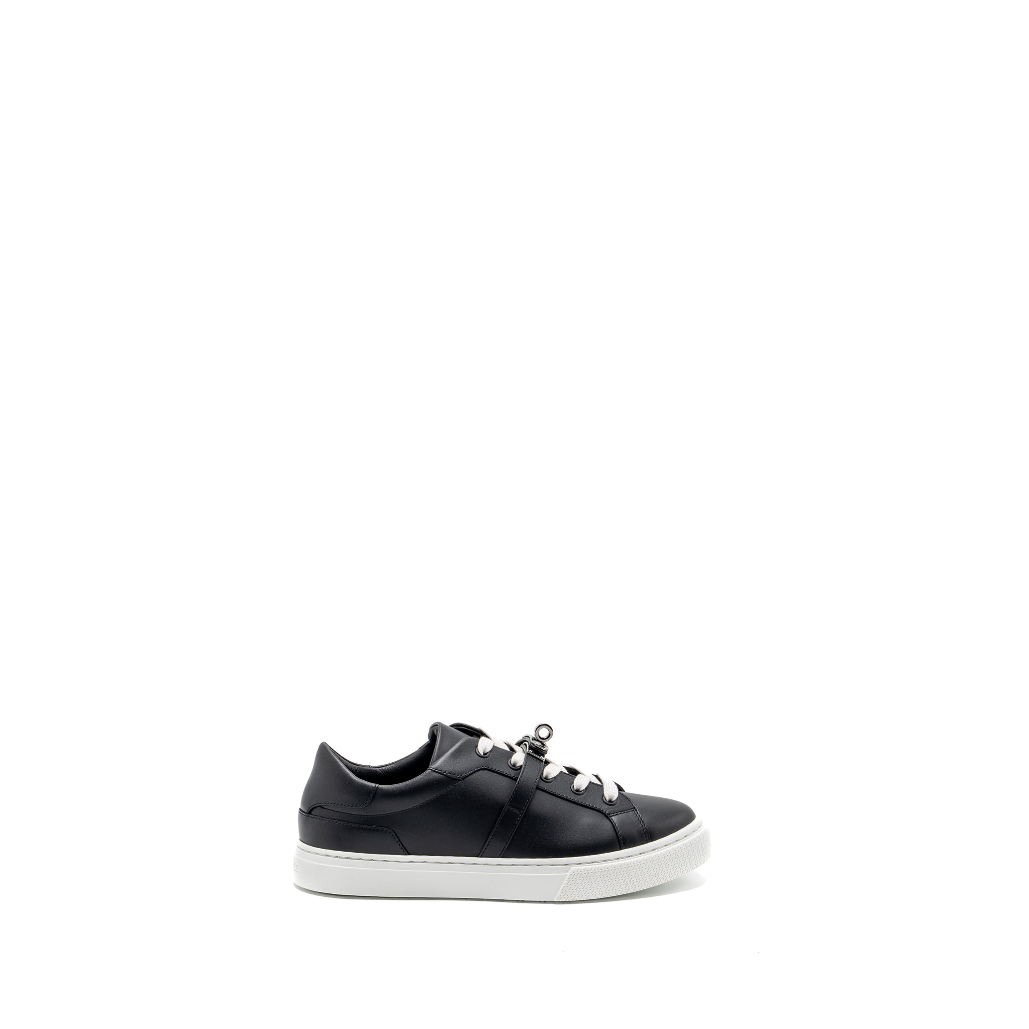 HERMES FEMME DAY SNEAKER CALFSKIN NOIR SHW