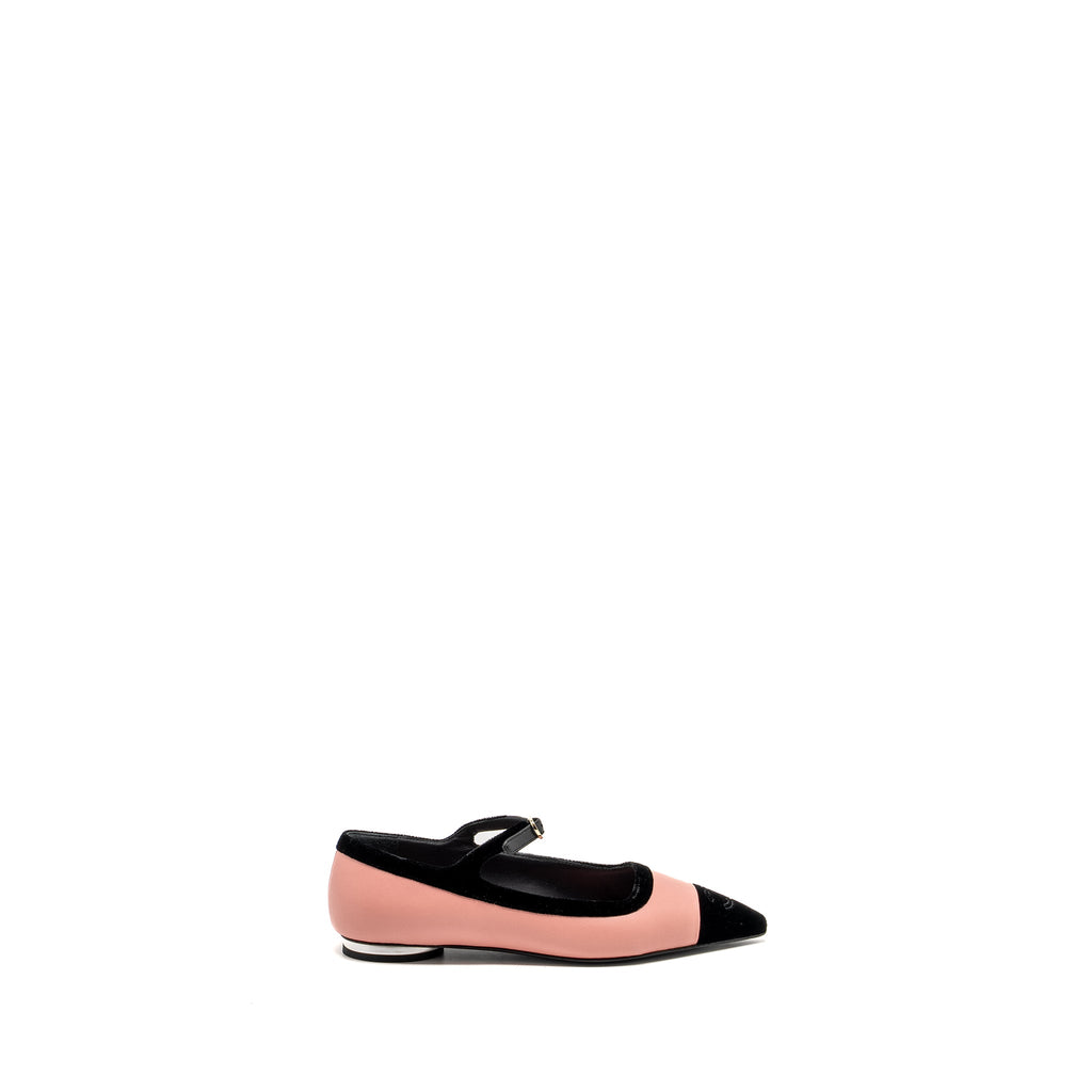 CHANEL MERRY JANE’S SHOES PINK / BLACK