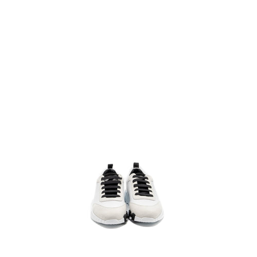HERMES BOUNCING SNEAKERS LEATHER BLANC / NOIR