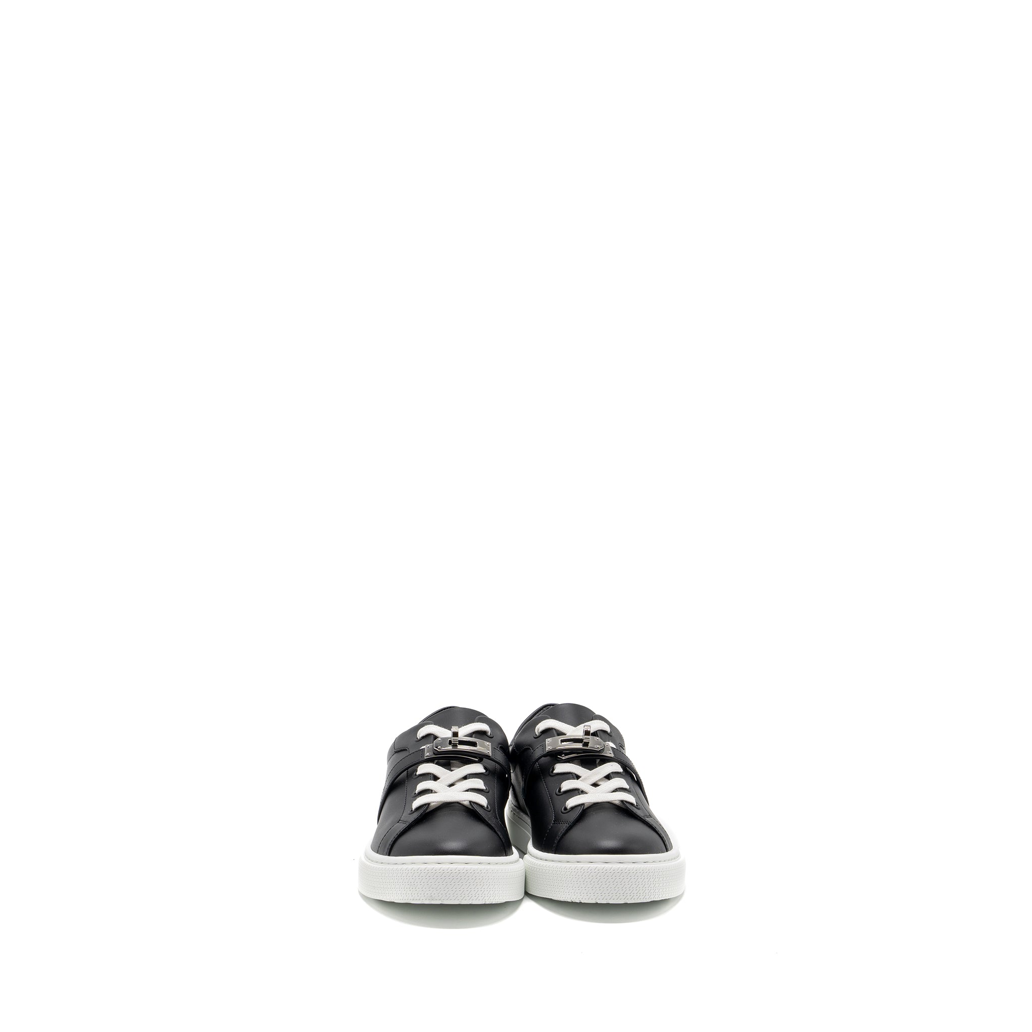 HERMES FEMME DAY SNEAKER CALFSKIN NOIR SHW