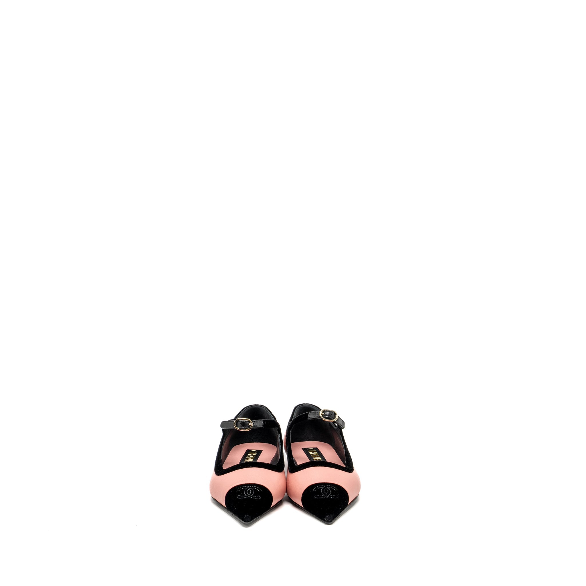 CHANEL MERRY JANE’S SHOES PINK / BLACK