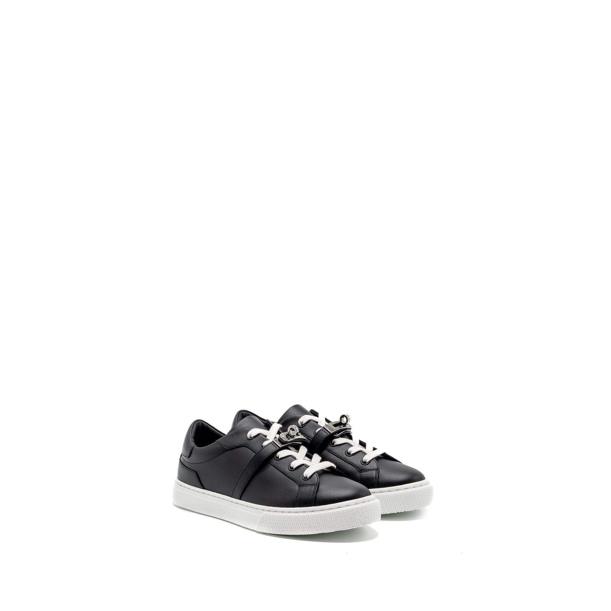 HERMES FEMME DAY SNEAKER CALFSKIN NOIR SHW