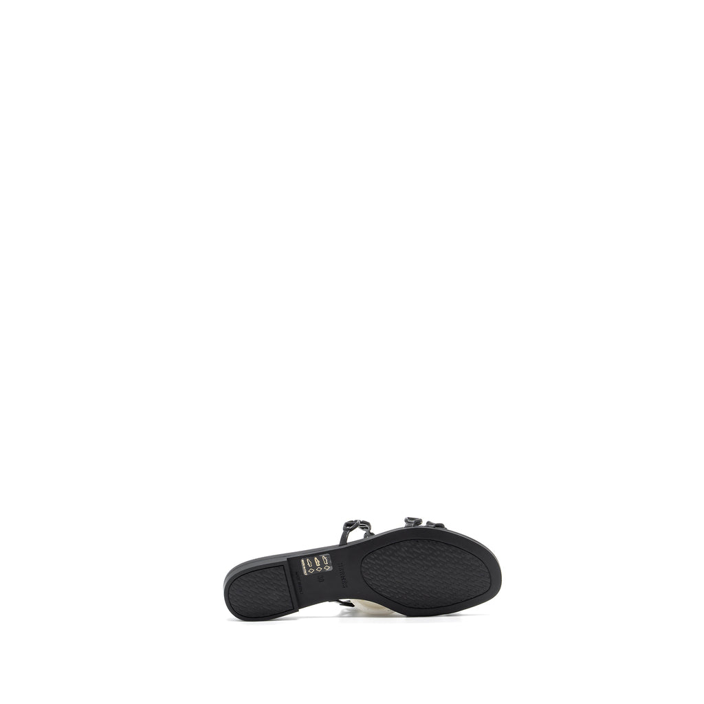 HERMES CHAINE D’ANCRE RIVAGE SANDALS BLACK