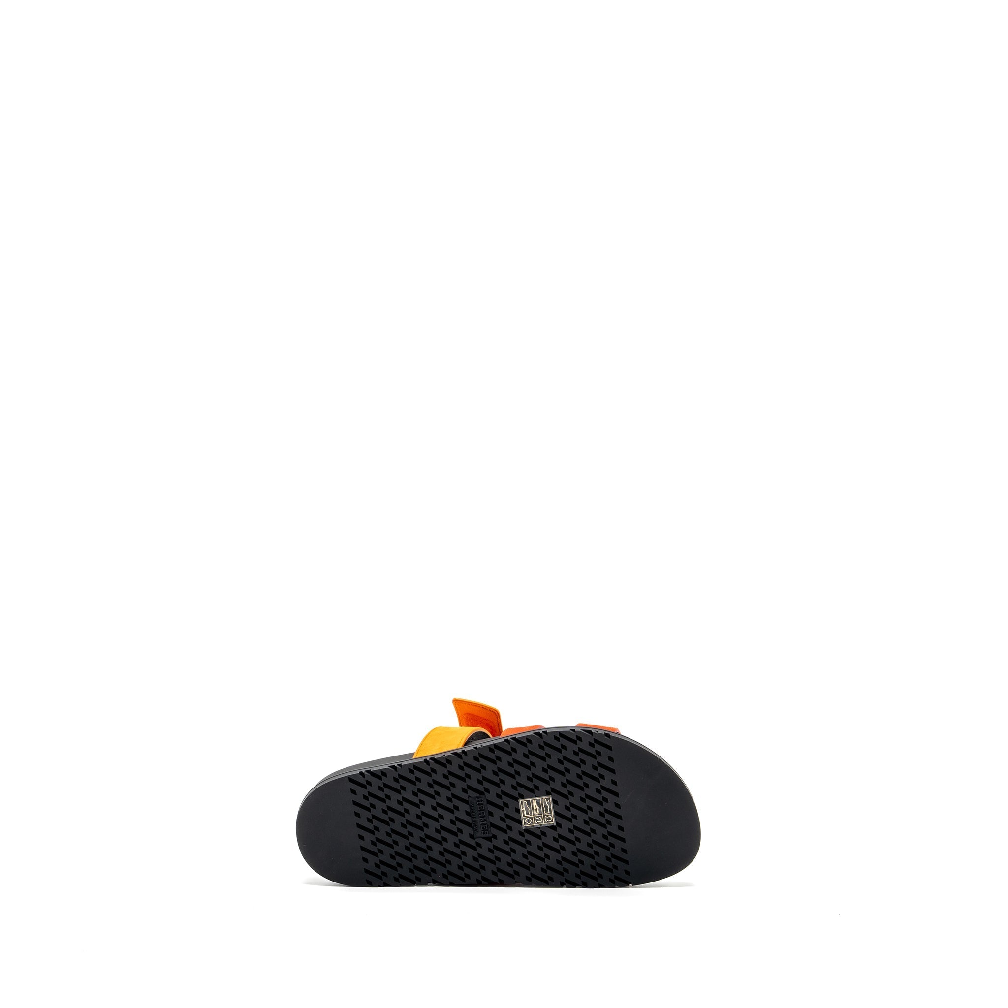 HERMES CHYPRE SANDAL SUEDE MULTICOLOUR