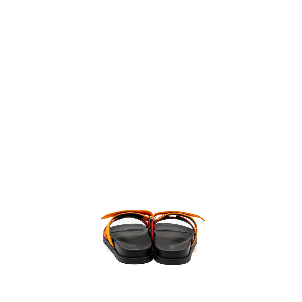 HERMES CHYPRE SANDAL SUEDE MULTICOLOUR