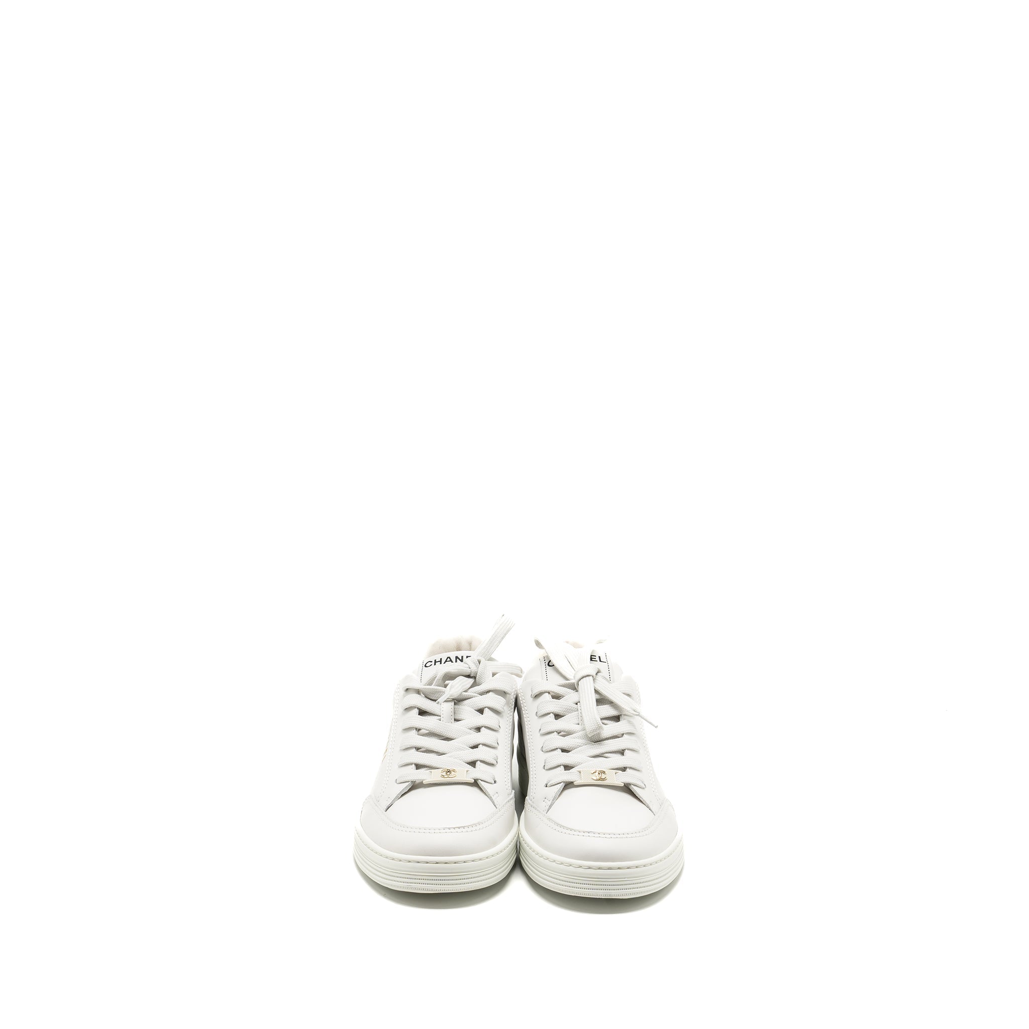 CHANEL 23A SNEAKER/TRAINER CALFSKIN WHITE