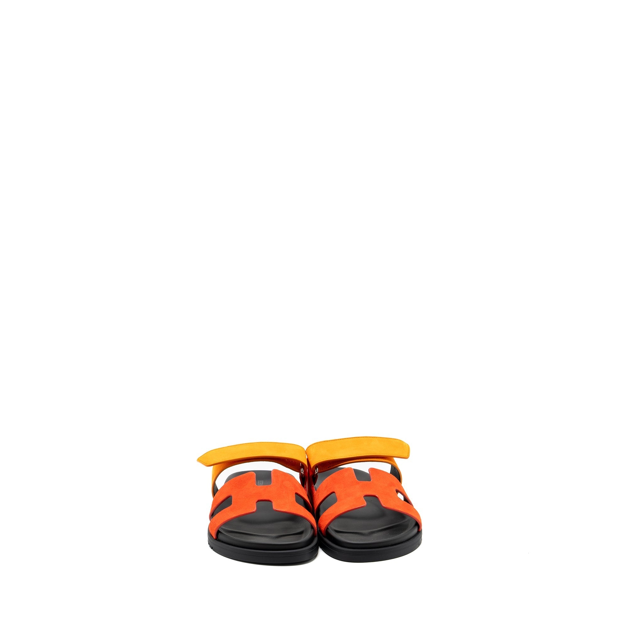 HERMES CHYPRE SANDAL SUEDE MULTICOLOUR