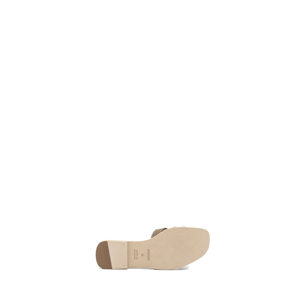 HERMES ORAN SANDAL EPSOM ETOUPE