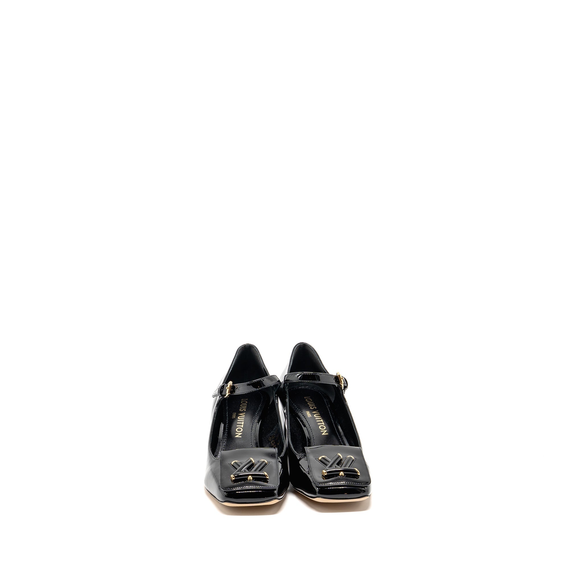 LOUIS VUITTON SHAKE PUMP PATENT BLACK GHW