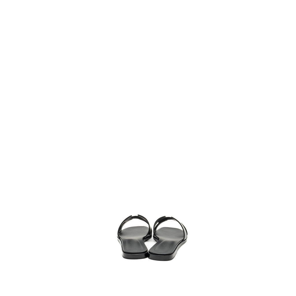 HERMES ORAN SANDAL BLACK